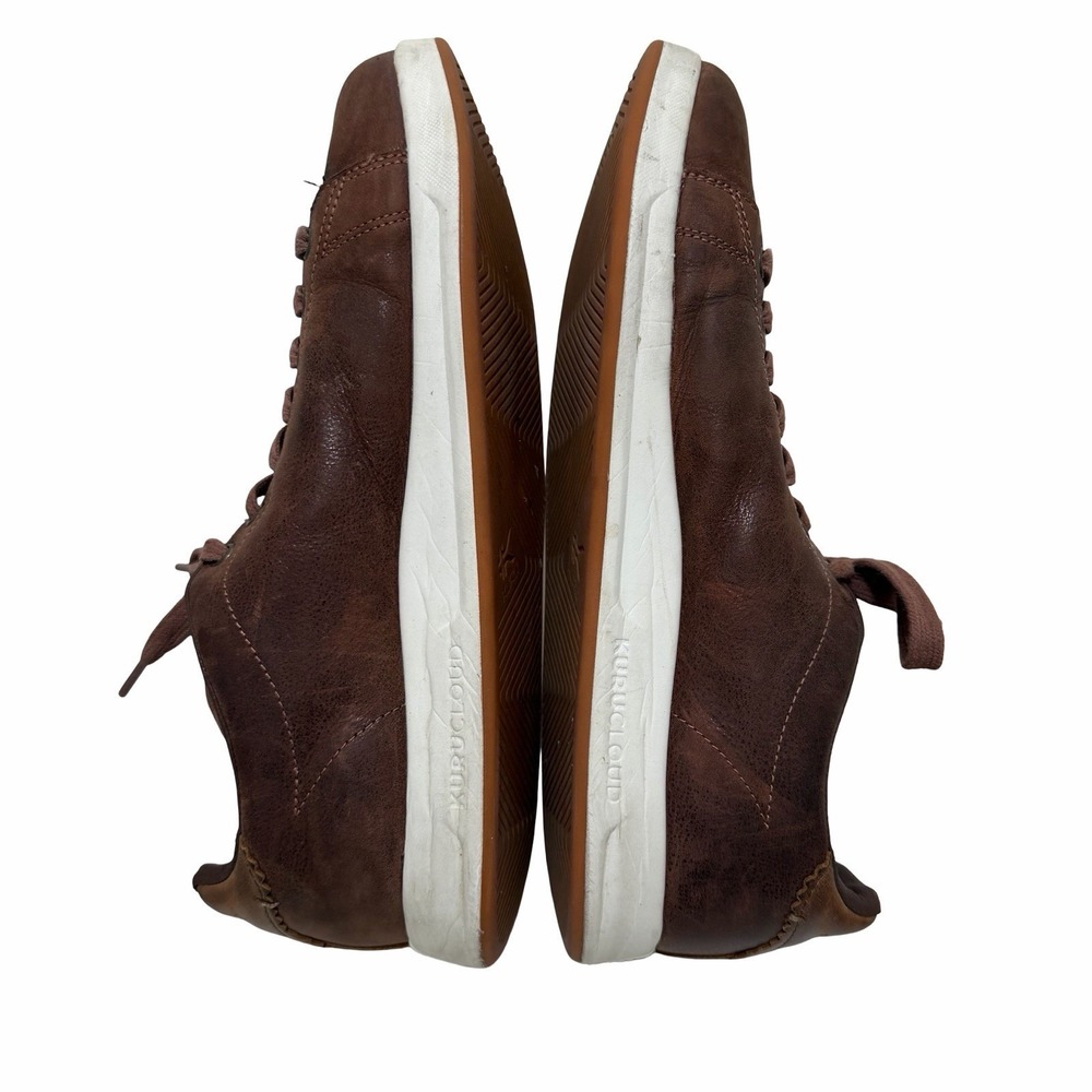 Kuru Roam Classic Court Leather Lace Up Sneaker Mens US 12 EU 46 Clove Brown - Picture 12 of 16